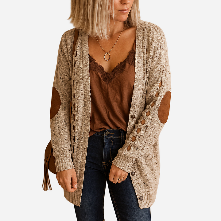 Strickjacke für Damen - Leicht & Kapuze für den Winter