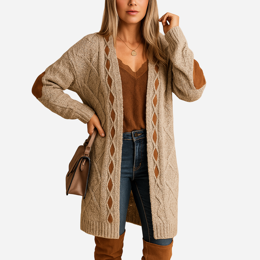 Strickjacke für Damen - Leicht & Kapuze für den Winter