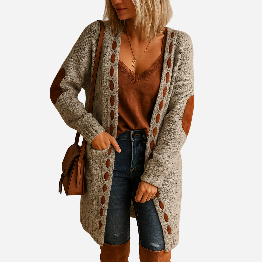 Strickjacke für Damen - Leicht & Kapuze für den Winter