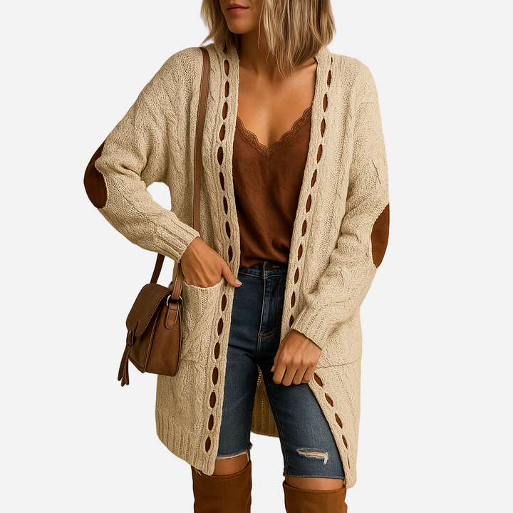 Strickjacke für Damen - Leicht & Kapuze für den Winter