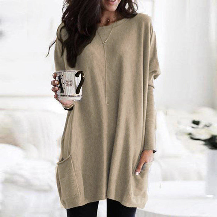 Strickkleid für den Herbst - Stilvolle Lange Pullover-kleid für Damen