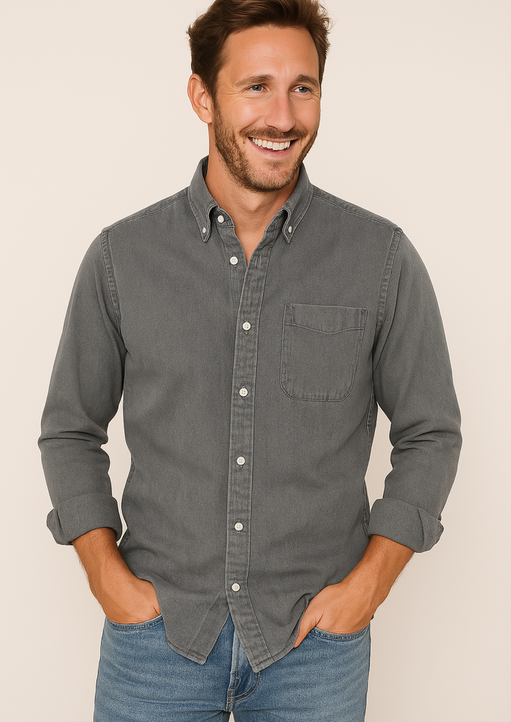 Gents Oxford-Hemd | Luftiges Button-Down Freizeithemd für Herren