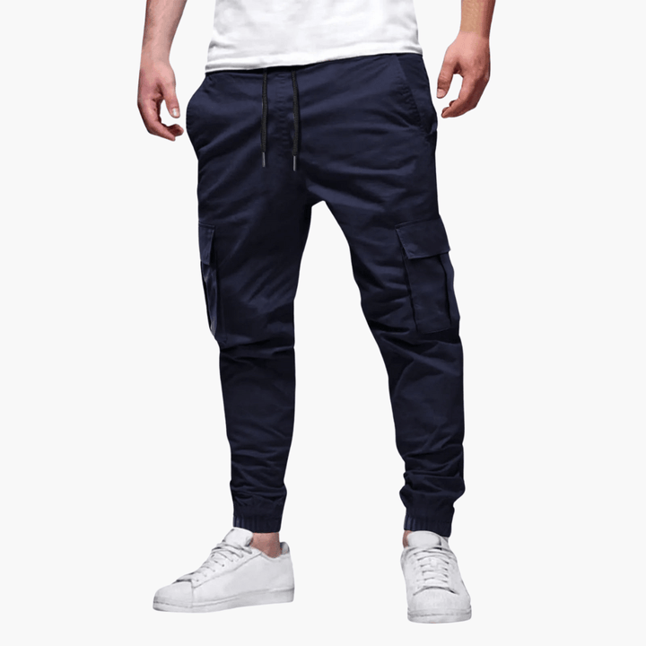 Cargohosen für Herren - Stylische Baumwollhose mit Tasche