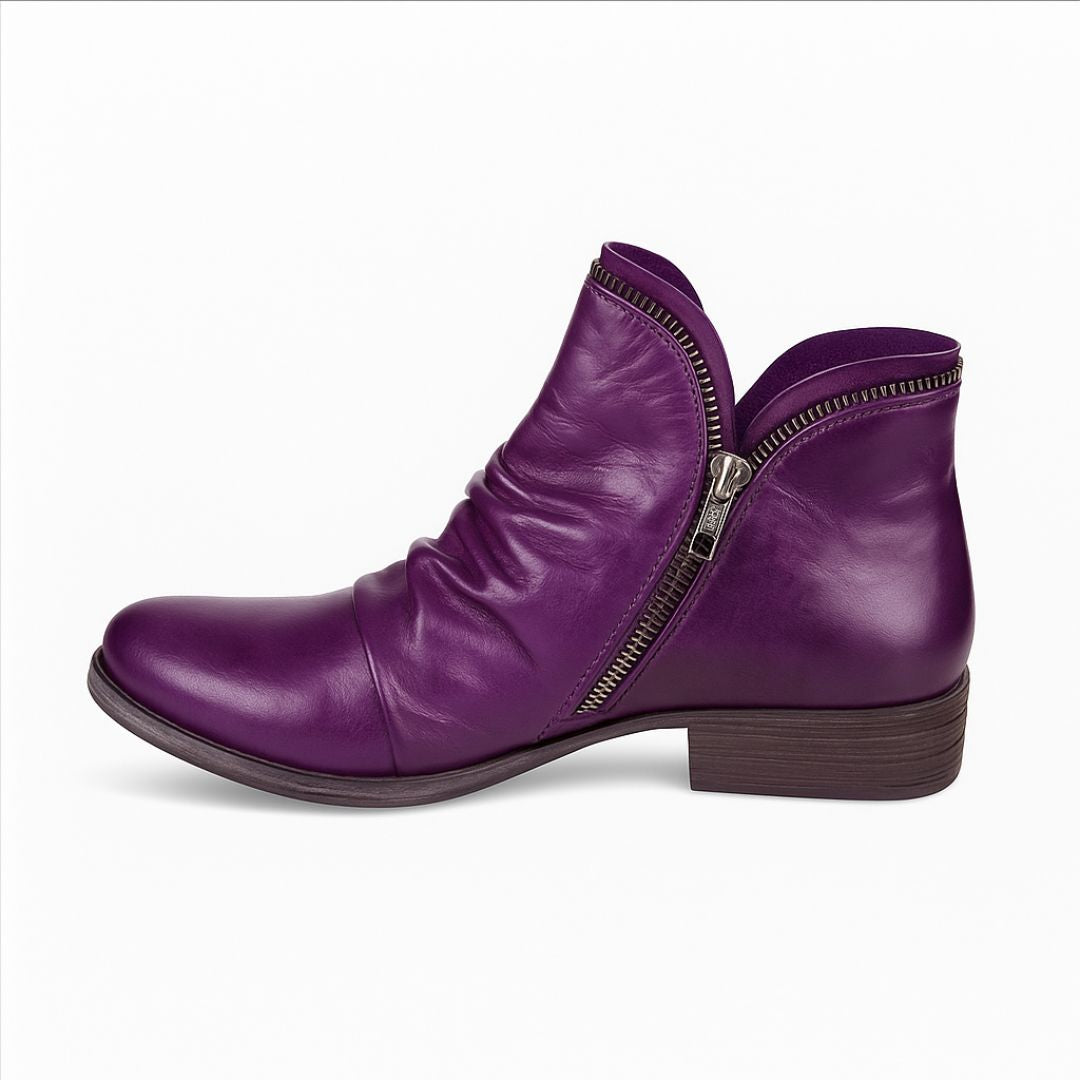 Stiefeletten für Damen - Bequeme Stiefel mit Reißverschluss