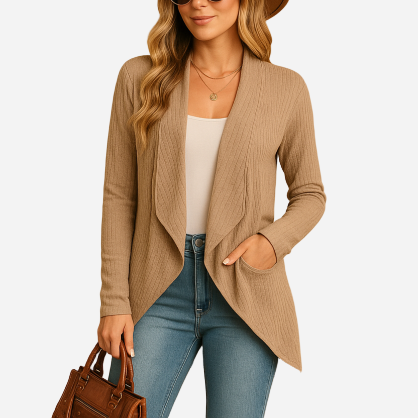 Strick Cardigan für Damen - Lang & Warm für den Winter