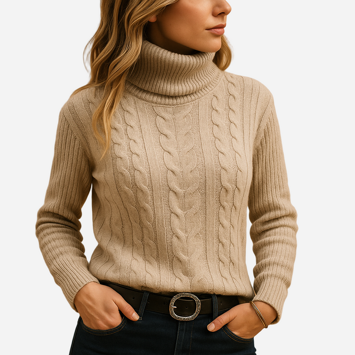 Rollkragenpullover für Damen - Leicht & Slim Fit für den Winter