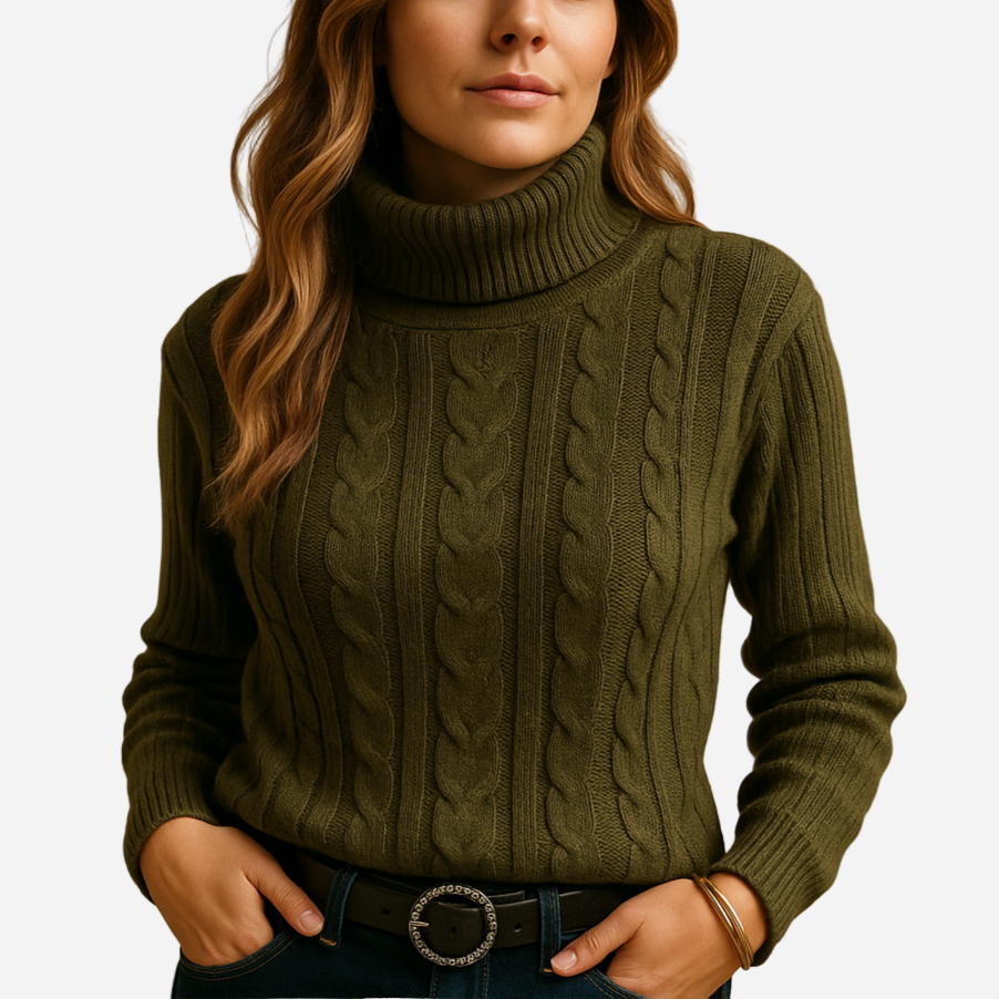 Rollkragenpullover für Damen - Leicht & Slim Fit für den Winter