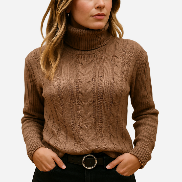 Rollkragenpullover für Damen - Leicht & Slim Fit für den Winter