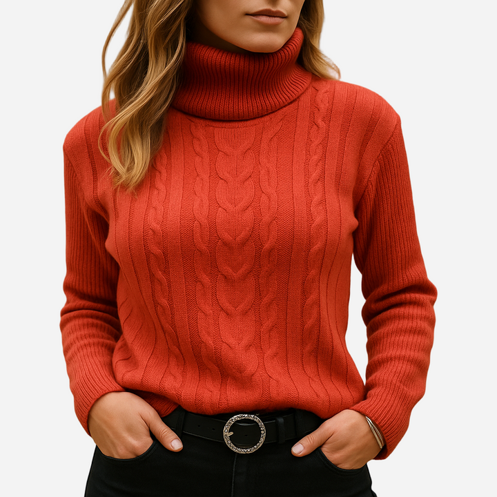 Rollkragenpullover für Damen - Leicht & Slim Fit für den Winter