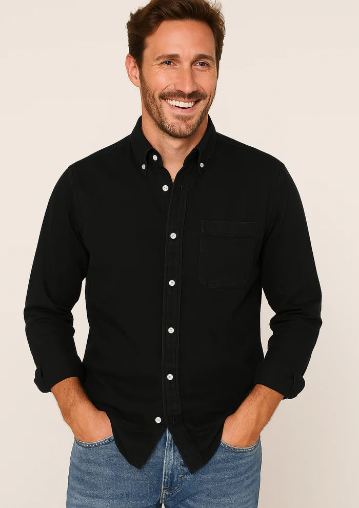 Gents Oxford-Hemd | Luftiges Button-Down Freizeithemd für Herren