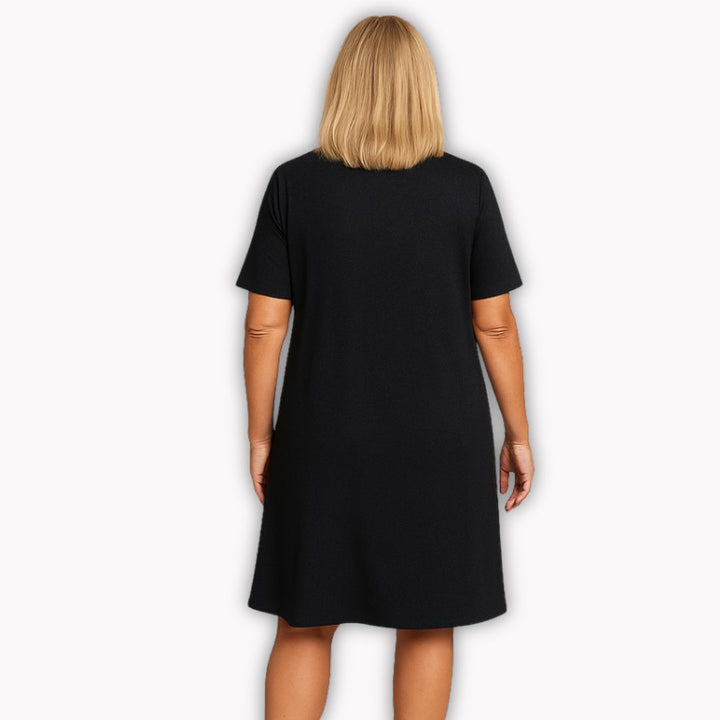 Abendkleid - Elegantes Midikleid mit V-Ausschnitt für Sommer