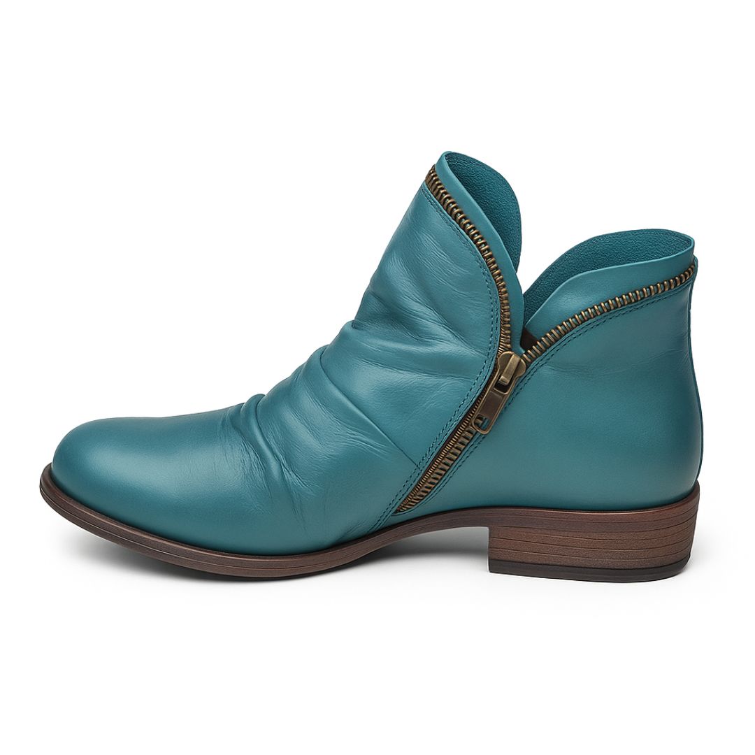 Stiefeletten für Damen - Bequeme Stiefel mit Reißverschluss