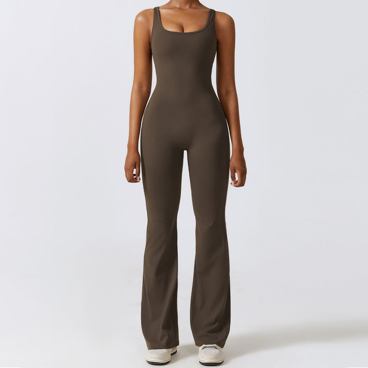 Loscano Jumpsuit | Figurbetonter Damen Overall mit Flare-Beinen