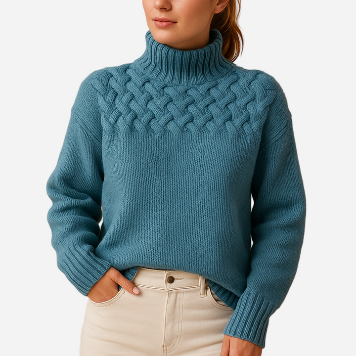 Strickpullover für Damen - Lang & Rollkragen für den Winter