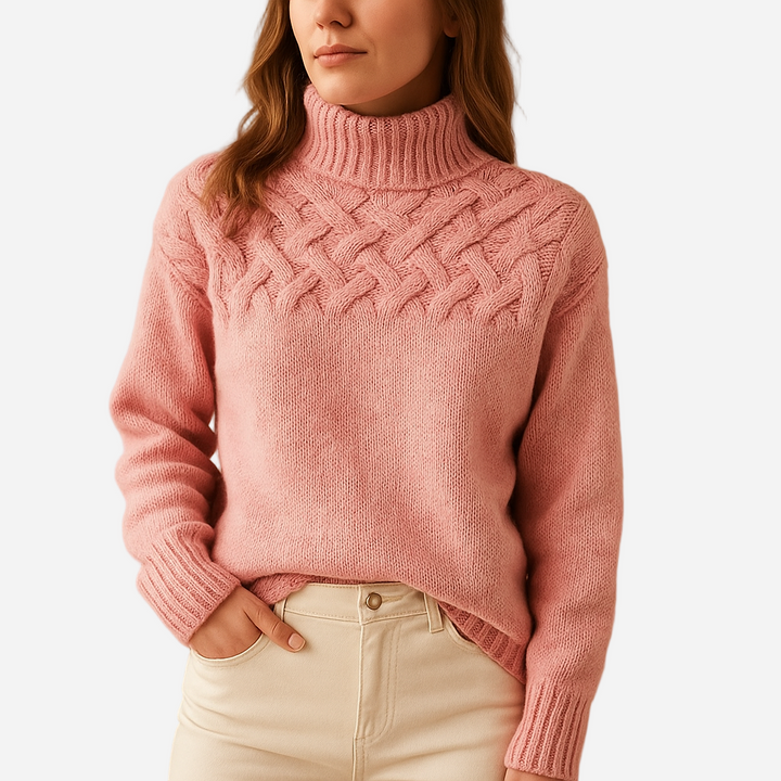 Strickpullover für Damen - Lang & Rollkragen für den Winter