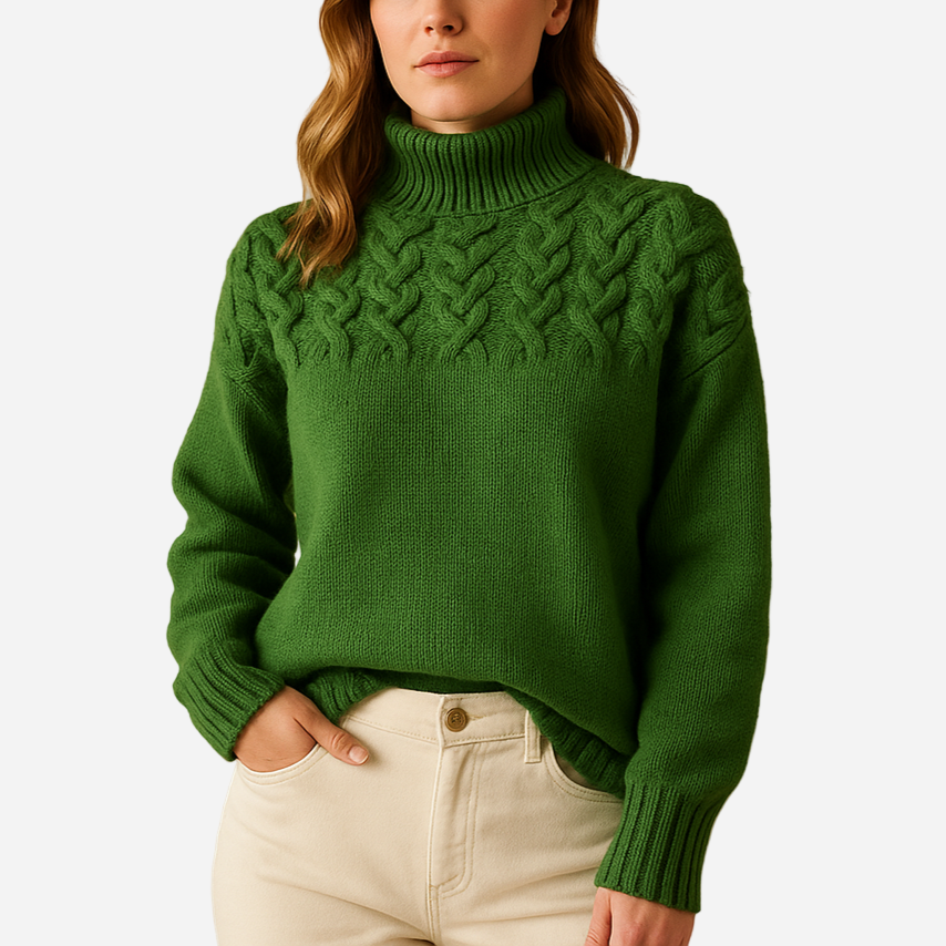 Strickpullover für Damen - Lang & Rollkragen für den Winter