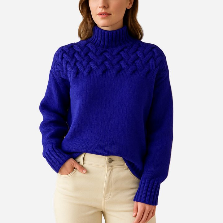 Strickpullover für Damen - Lang & Rollkragen für den Winter