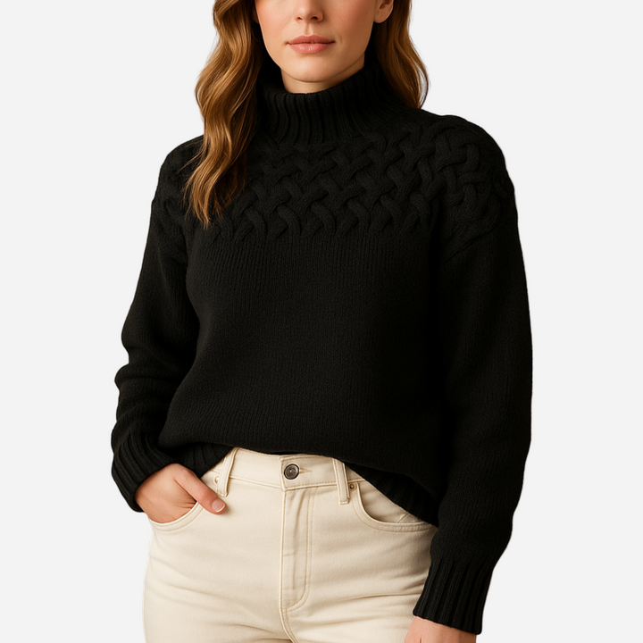 Strickpullover für Damen - Lang & Rollkragen für den Winter