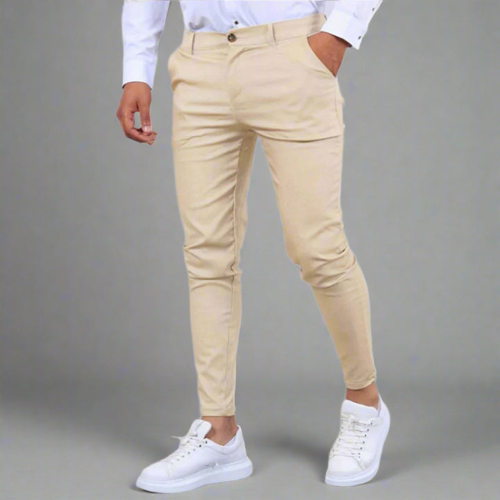 Rico Chino | Hochwertige Stretch-Skinny-Fit-Hose für Herren