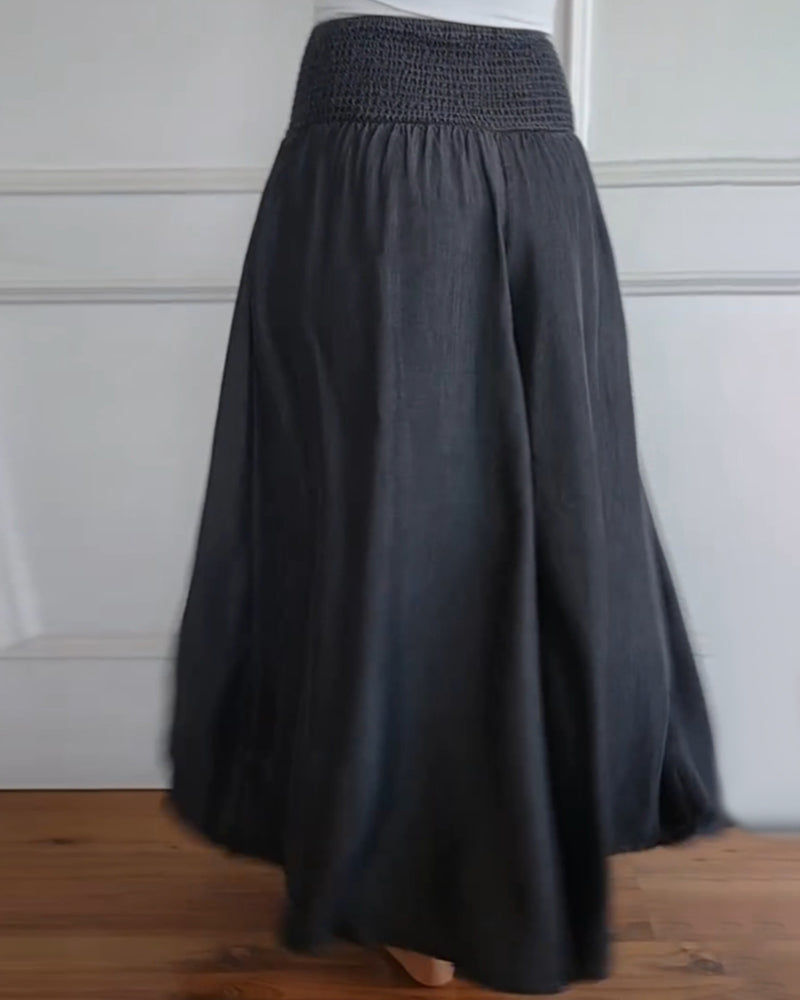 Röckhose für Damen - Luftige Bundfaltenhose für den Sommer