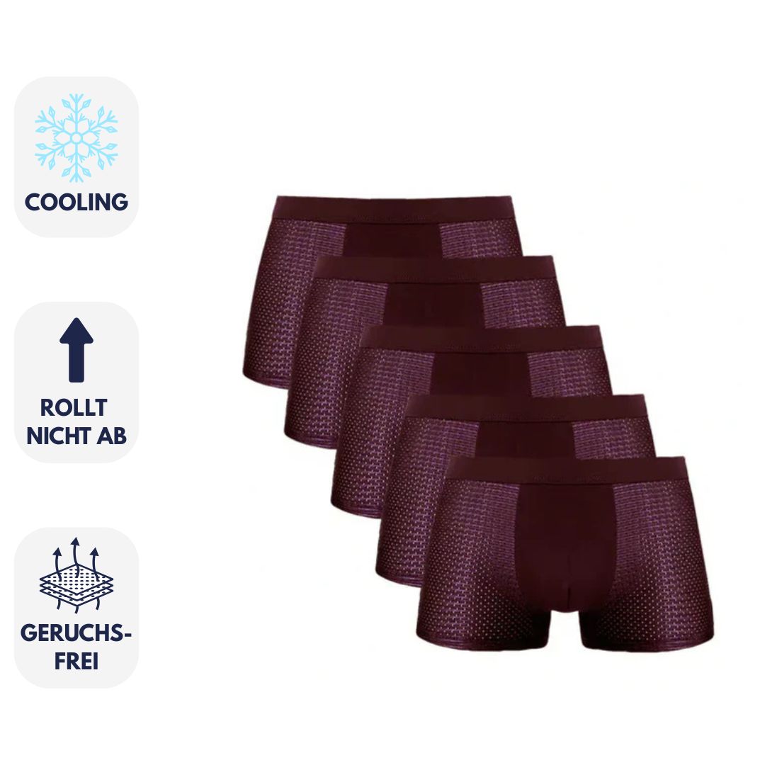 ActiveCool Boxershorts für Herren - Atmungsaktive Kühlende Unterhosen (5-Pack)