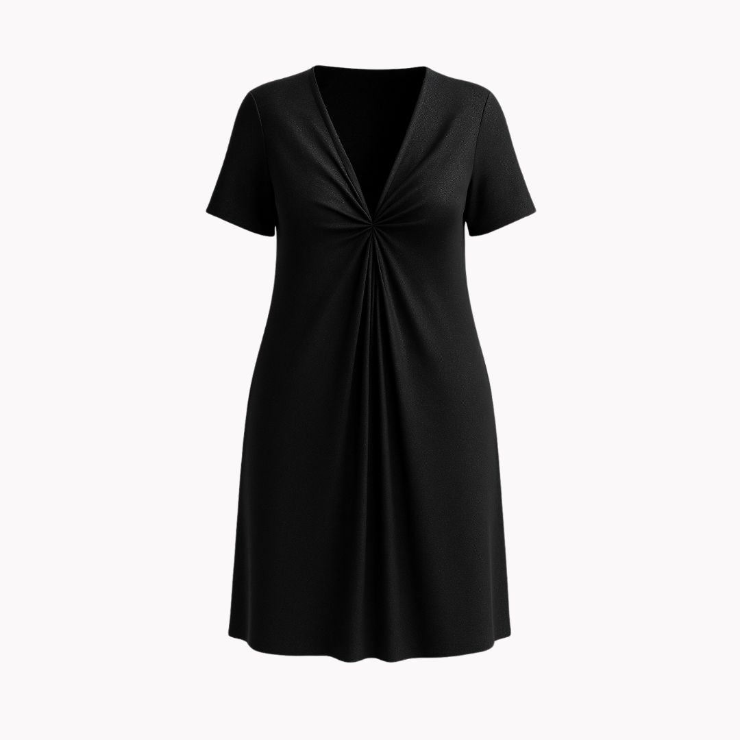 Abendkleid - Elegantes Midikleid mit V-Ausschnitt für Sommer