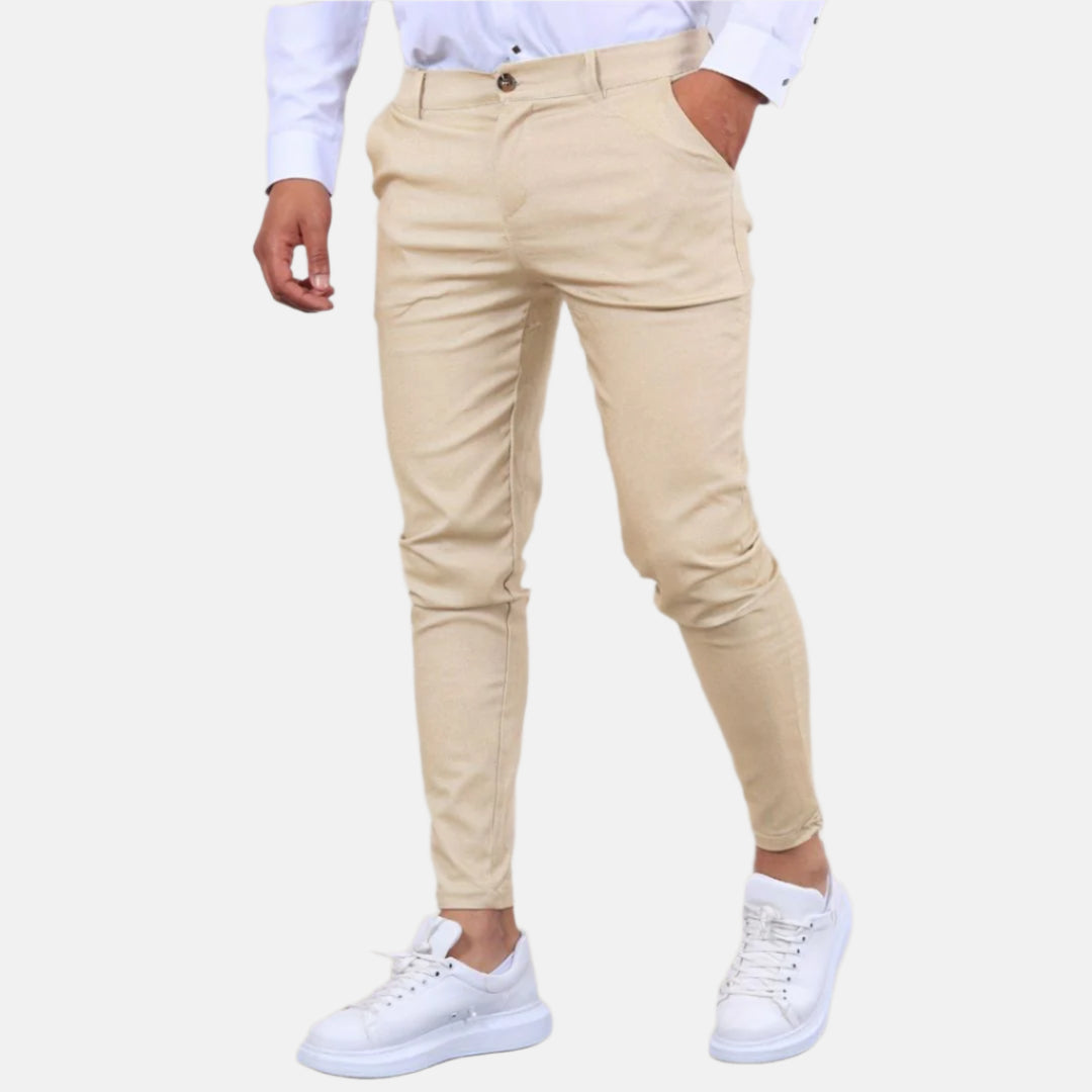 Gents Chino | Hochwertige Stretch-Skinny-Fit-Hose für Herren