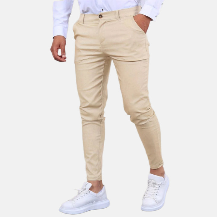 Gents Chino | Hochwertige Stretch-Skinny-Fit-Hose für Herren