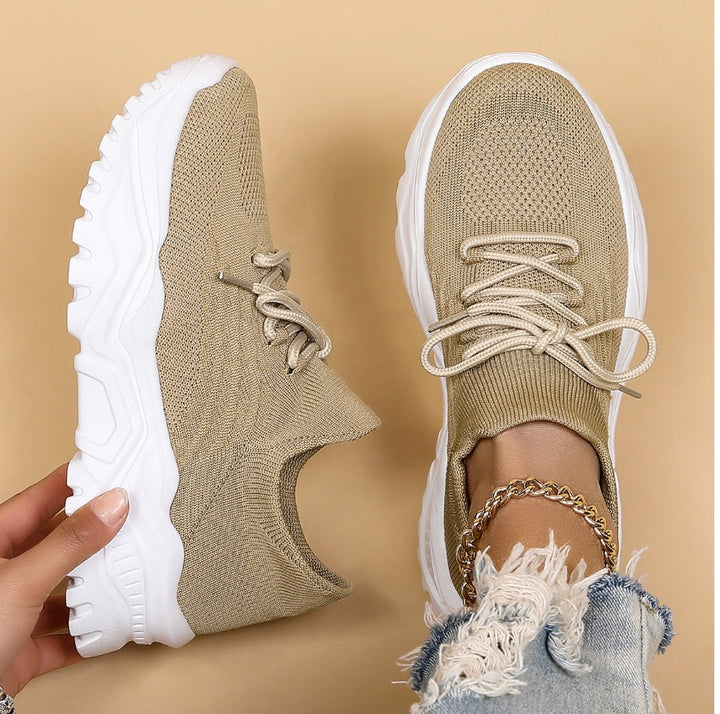 Sneaker - Bequeme Chunky Schuhe mit fußbett für Sommer