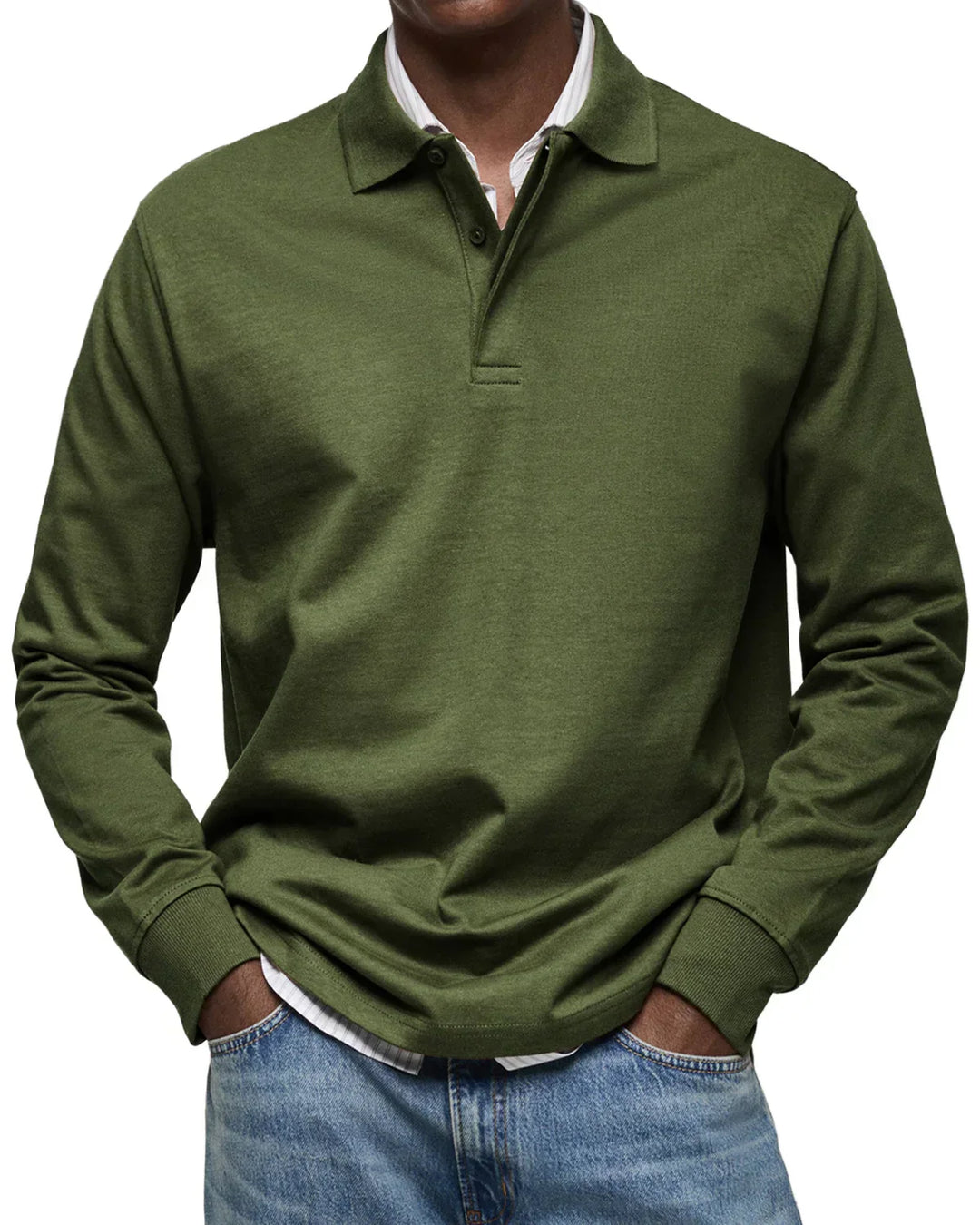 Gents Poloshirt | Klassische Herren Baumwolle Polo Mit Langarm