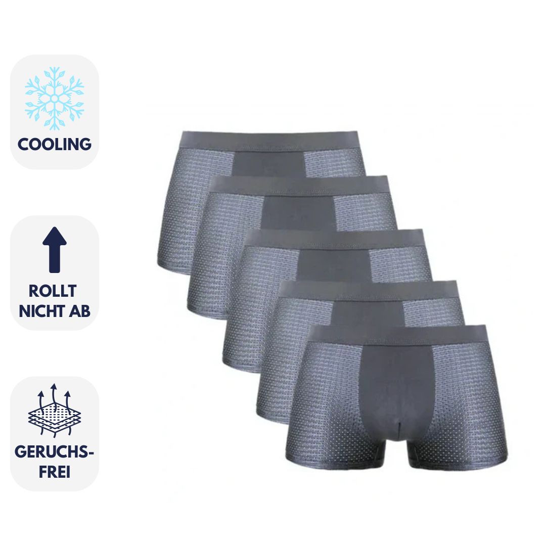 ActiveCool Boxershorts für Herren - Atmungsaktive Kühlende Unterhosen (5-Pack)