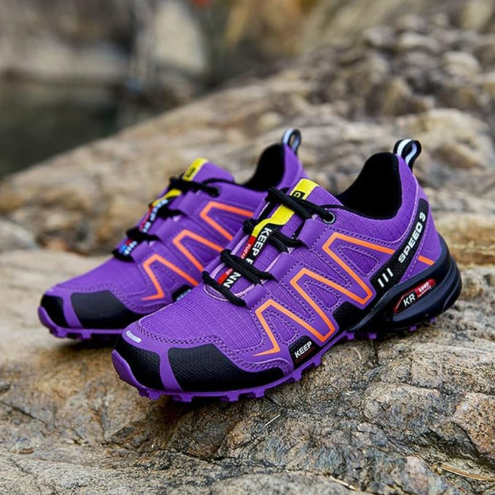 Speed V3 Wanderschuhe - Bequeme Trekkingschuhe mit Ortho Sohle für Damen