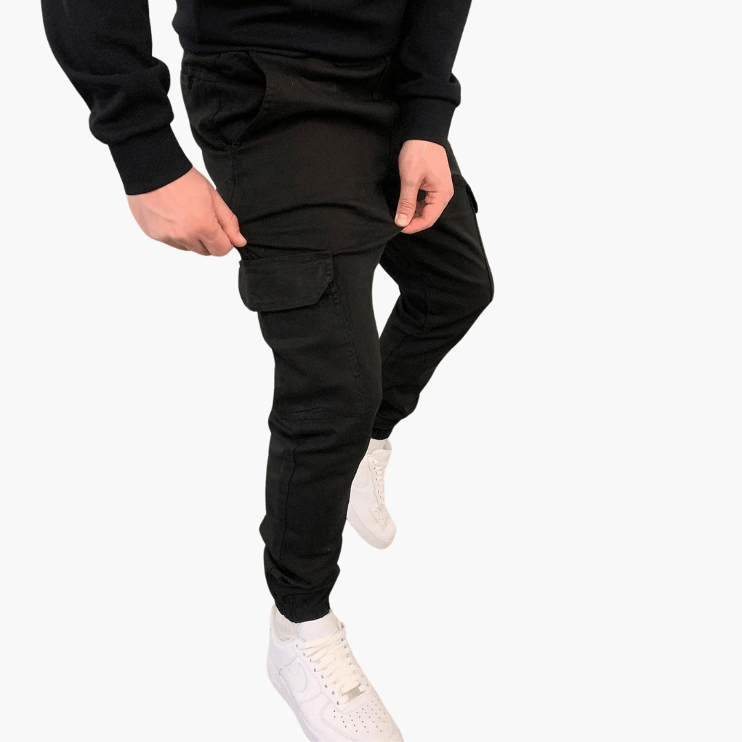 Cargohosen für Herren - Stylische Baumwollhose mit Tasche