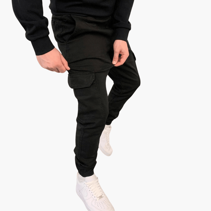 Cargohosen für Herren - Stylische Baumwollhose mit Tasche