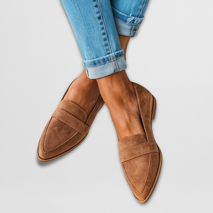 Mokassins für Damen - Elegante Halbschuhe aus Wildleder