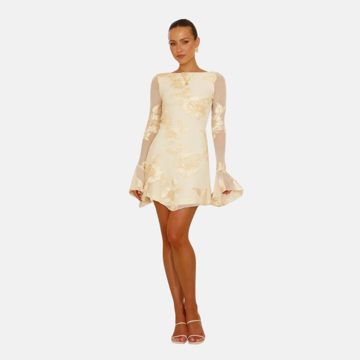 Minikleid - Elegantes Cocktailkleid mit Spitzen für Sommer
