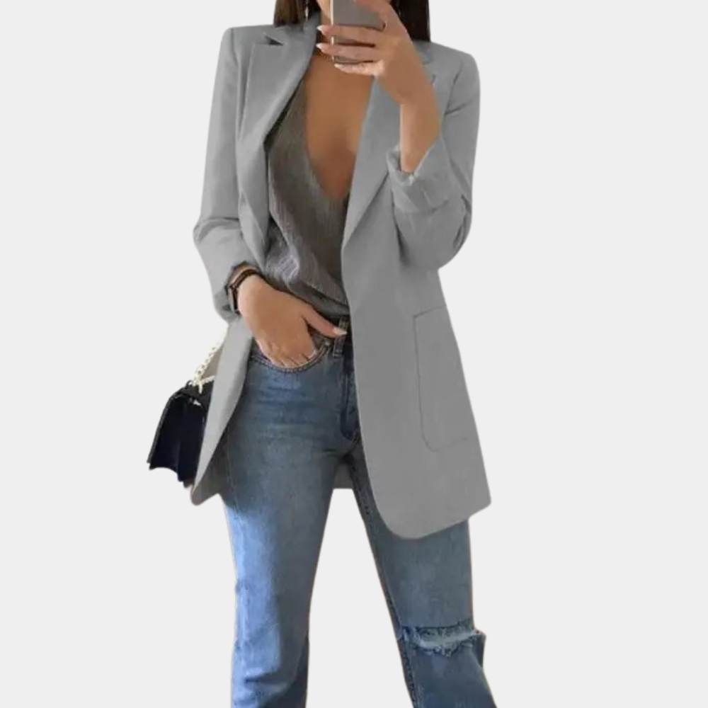 Blazer für den Herbst - Trendy Lange Jacke für Damen