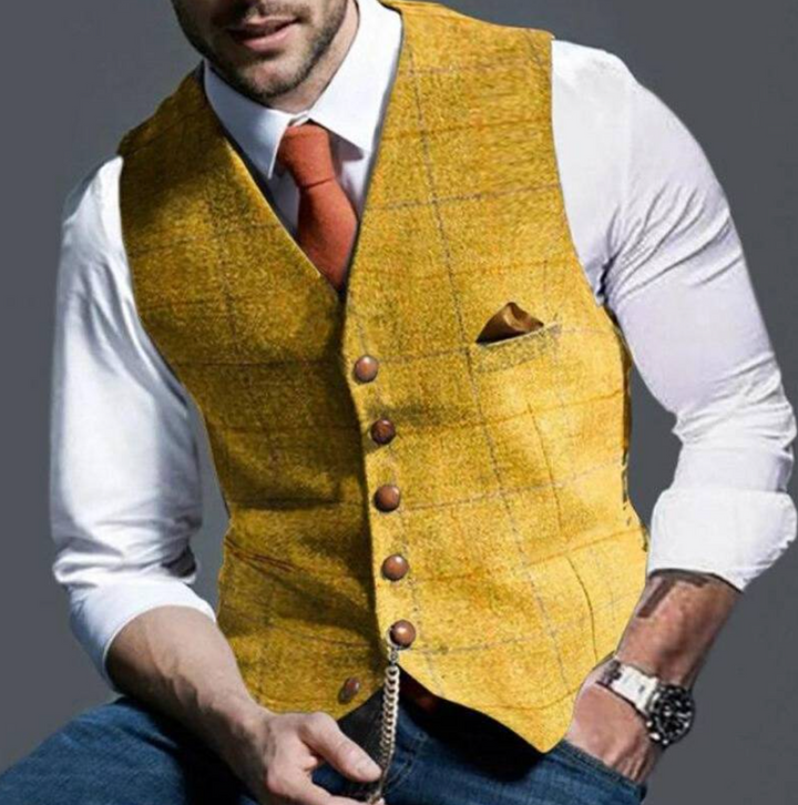 Anzugweste für Herren - Elegante Weste für Hochzeiten und Büro
