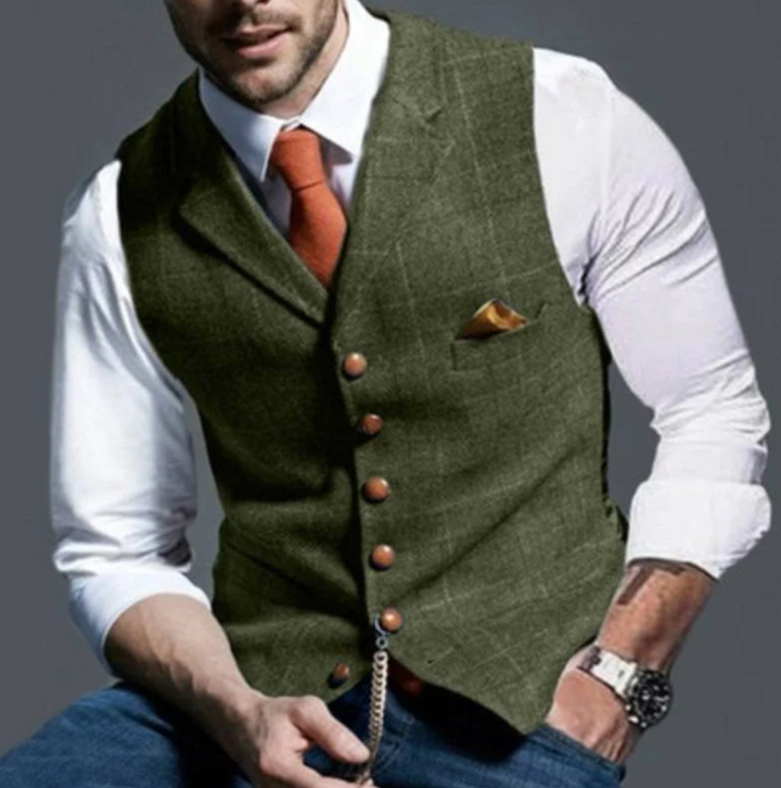 Anzugweste für Herren - Elegante Weste für Hochzeiten und Büro