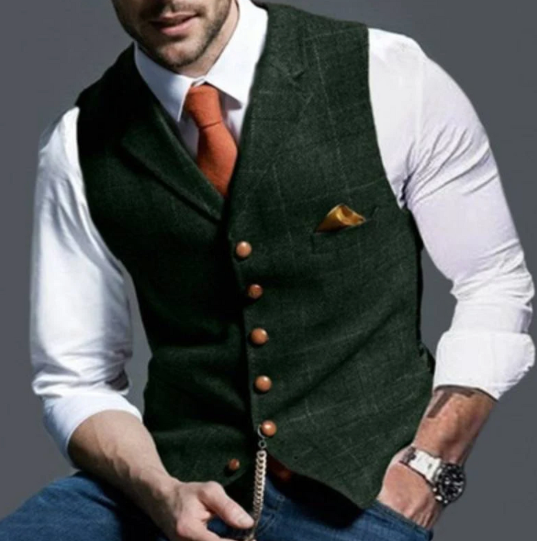 Anzugweste für Herren - Elegante Weste für Hochzeiten und Büro