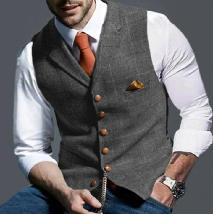 Anzugweste für Herren - Elegante Weste für Hochzeiten und Büro