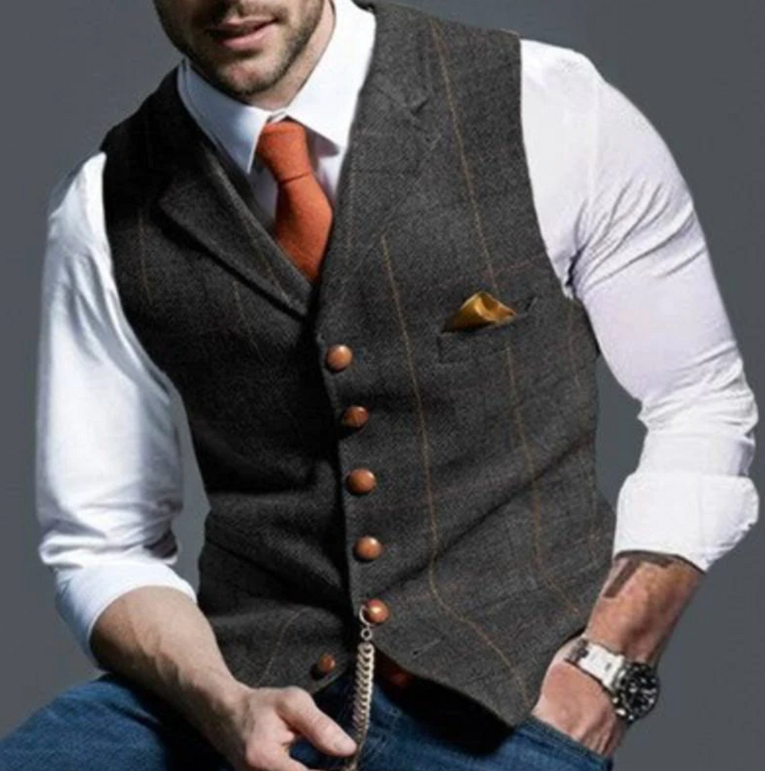 Anzugweste für Herren - Elegante Weste für Hochzeiten und Büro