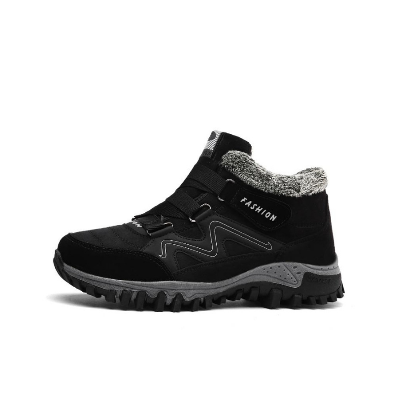 Ortho Wanderschuhe für Damen - Gefütterte Outdoor-Schuhe mit Innenfutter & rutschfester Sohle für den Winter