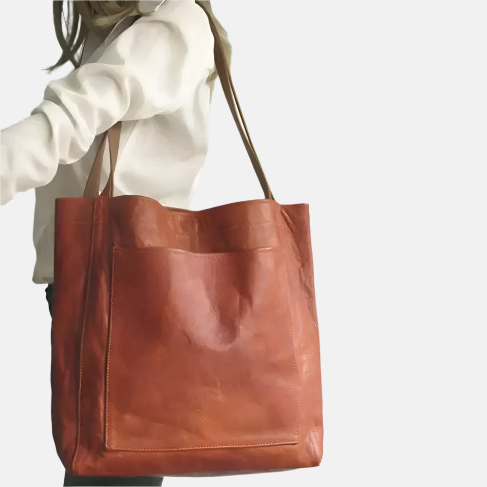 Braune Shopper Handtasche