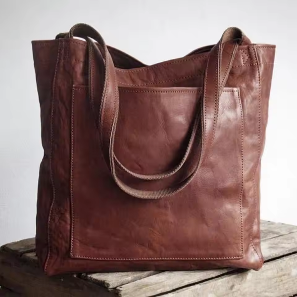 Braune Shopper Handtasche