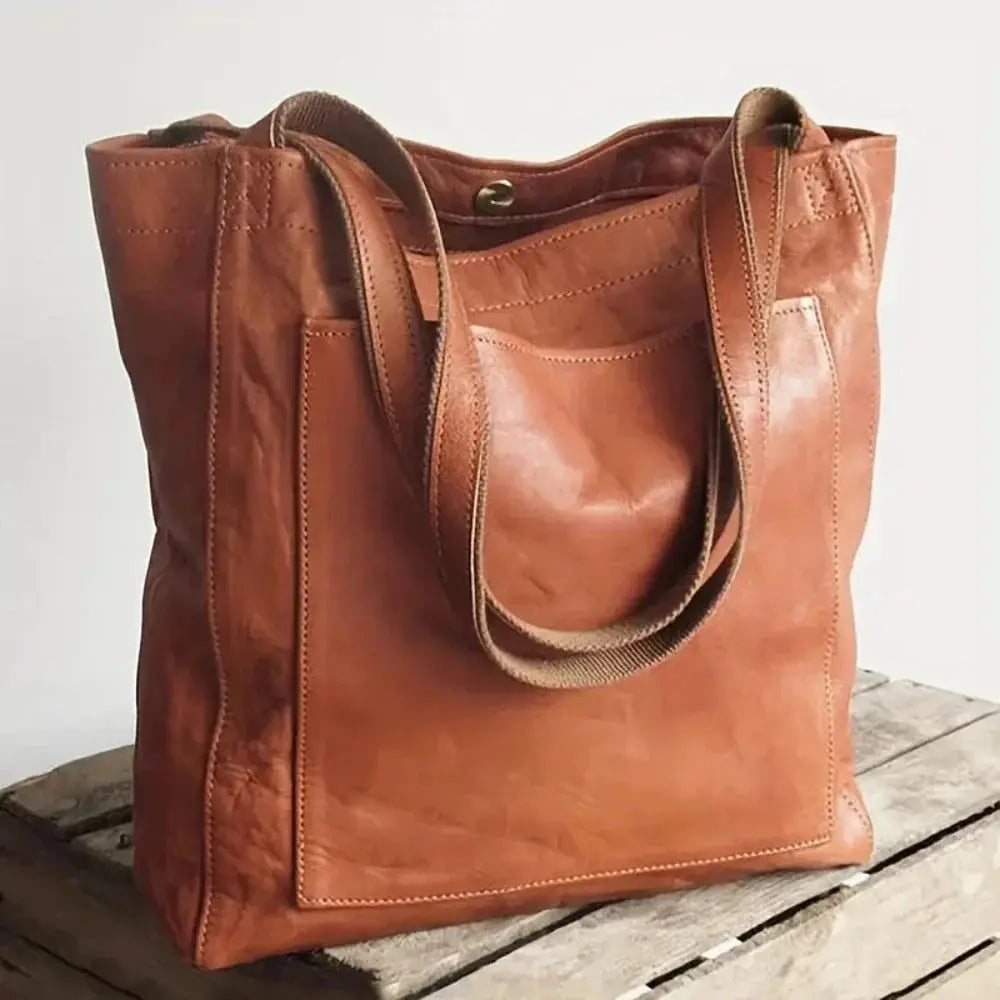 Braune Shopper Handtasche