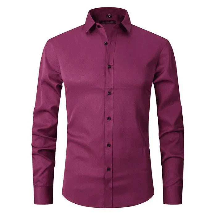 Gents Hemd | Business Casual Stretch Langarmhemd für Männer