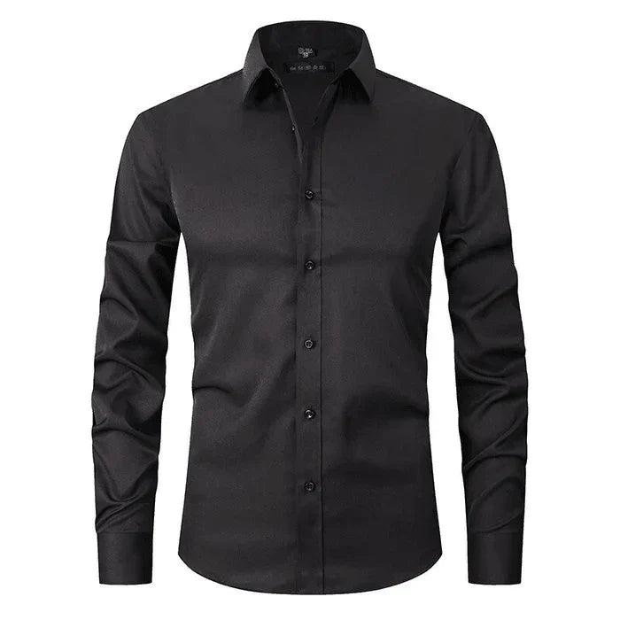 Gents Hemd | Business Casual Stretch Langarmhemd für Männer