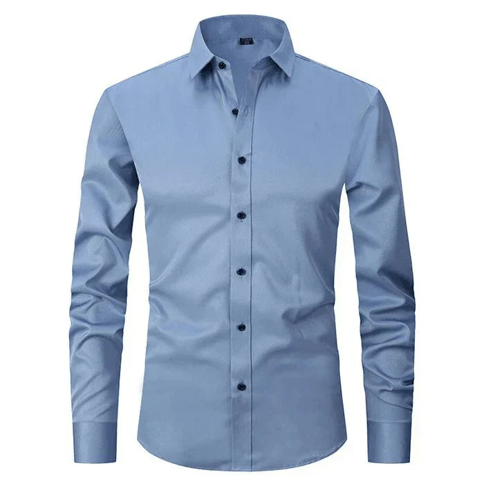 Gents Hemd | Business Casual Stretch Langarmhemd für Männer