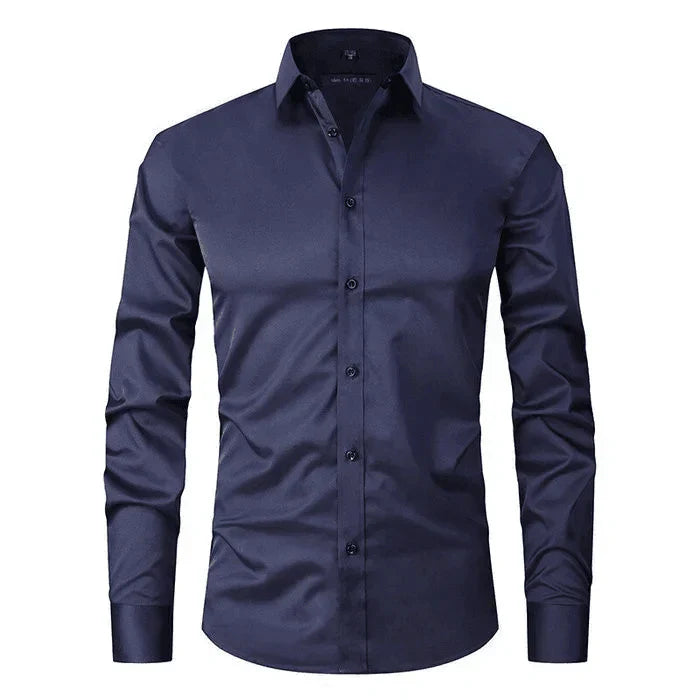 Gents Hemd | Business Casual Stretch Langarmhemd für Männer